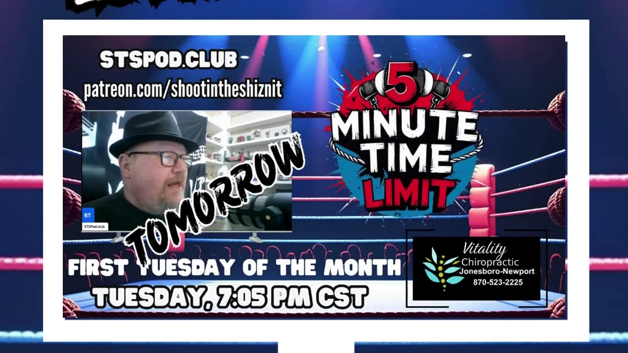 5 Minute Time Limit - TOMORROW AT 7:05 PM CST!!
