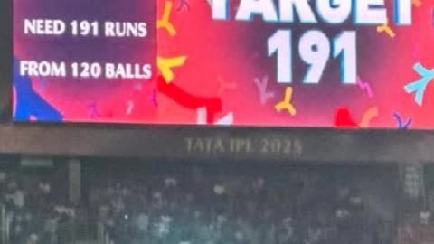 Rcb gave target of 191 runs to Pbks in the final of ipl25 in ahmedabad. predict the winner