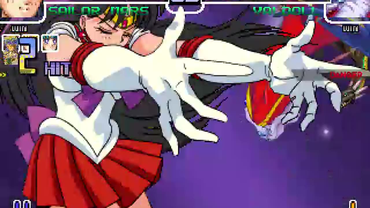 Sailor Moon, Sailor Mars, Sailor Venus, and Sailor Mercury (Me) Vs Valdoll