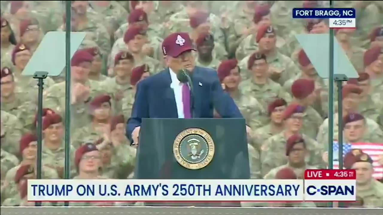 President Donald Trump Announces Several Military Forts Having Name Reverted