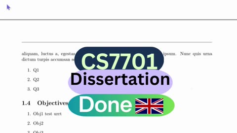 Student Work (Dissertation)| CS7701 MSc Cyber Dissertation Explained | University of Gloucestershire