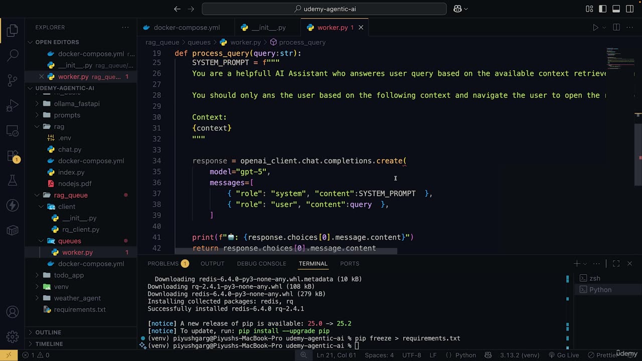 22.5 -Worker Orchestration with Python RQ