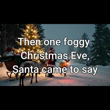 Highlights Of Gene Autry's "Rudolph The Red-Nosed Reindeer" (1949) with Lyrics