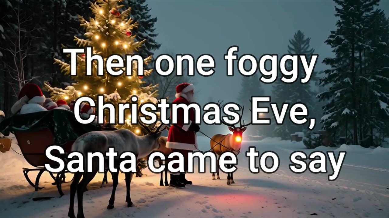 Highlights Of Gene Autry's "Rudolph The Red-Nosed Reindeer" (1949) with Lyrics