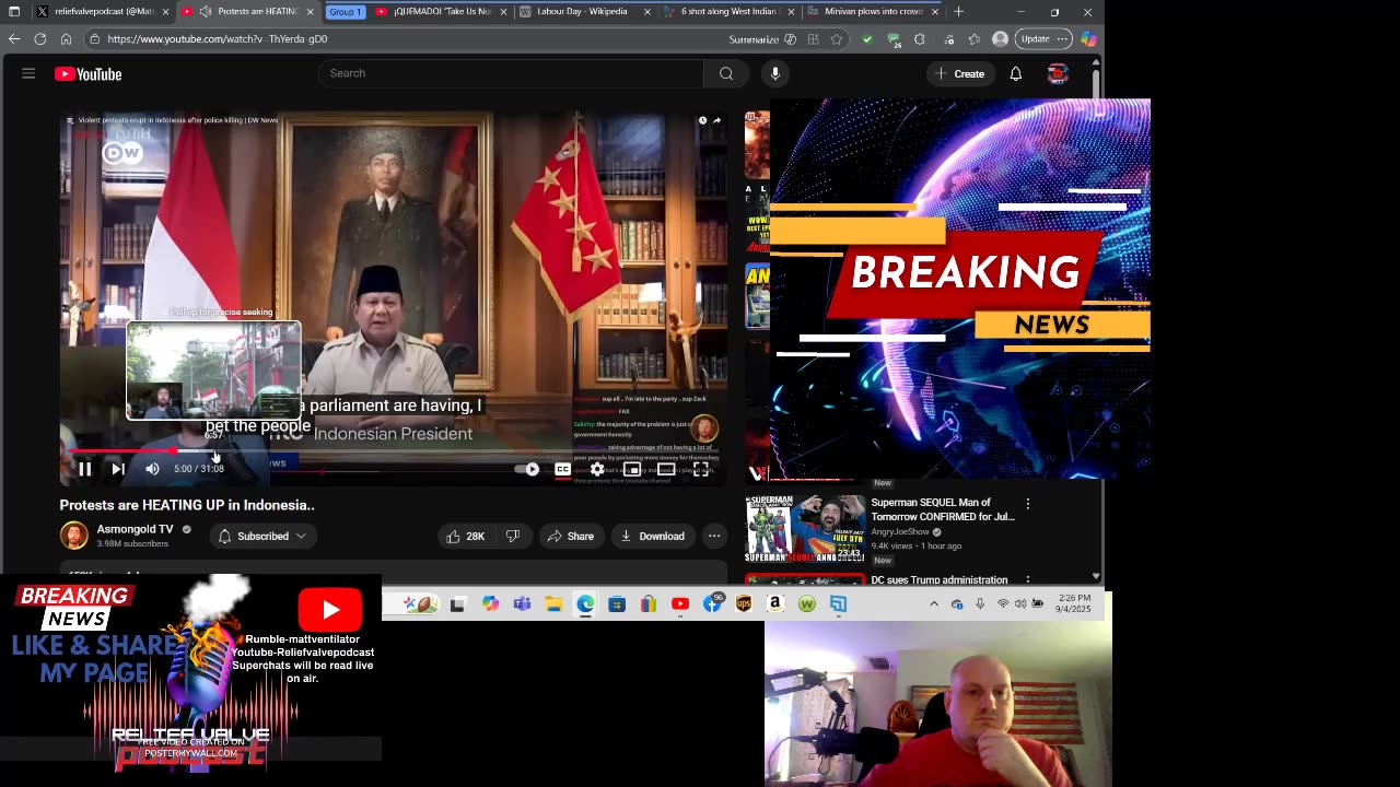 Riots in Indonesia over corrupt government