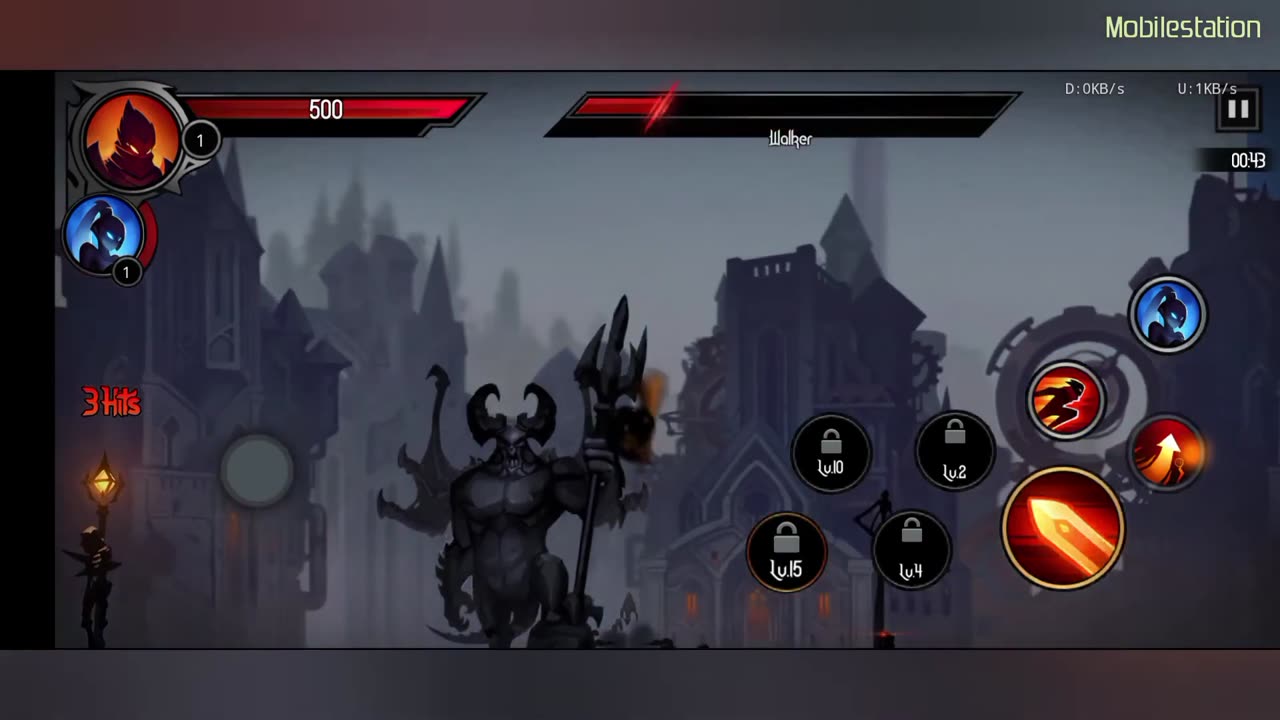Shadow Knight: Ninja Game War Part 1 (Android & iOS Gameplay Walkthrough)