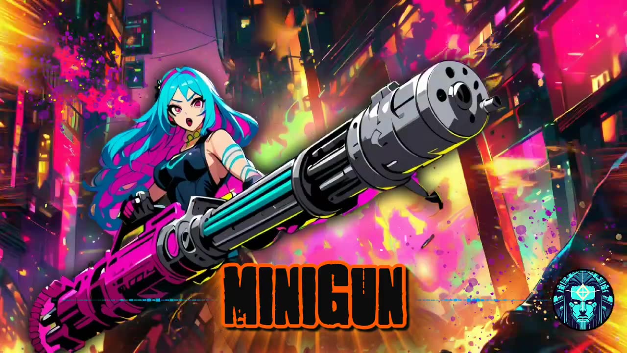 Minigun (AI Melodic Metal Music)