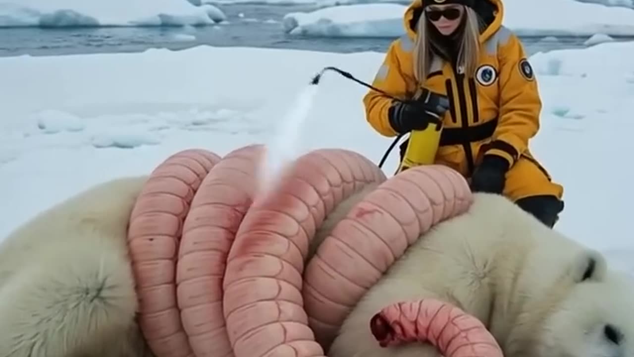 Meet the HERO Who Saved a Polar Bear’s Life! Polar Bear Uncovers Hidden Arctic Danger! Polar Rescue