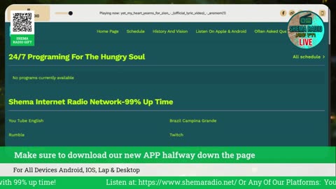 Shema Internet Radio Live Daily Stream
