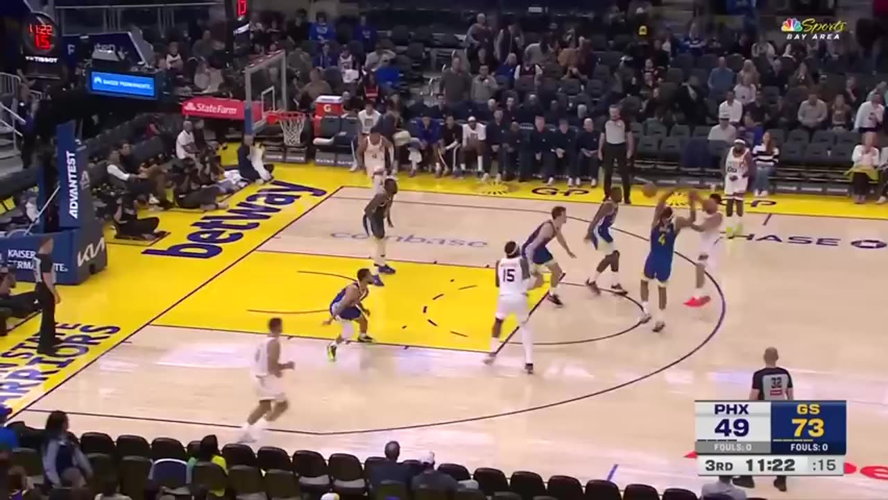 Curry & Moody TAKE CHARGE to help push Warriors past Suns