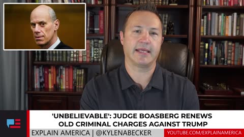 🚨🚨🚨UNBELIEVABLE Judge Boasberg Renews Old Criminal Charges Against Trump.