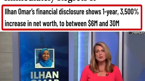 Rep. Ilhan Omar's net worth magically increased 3,500% in just one year
