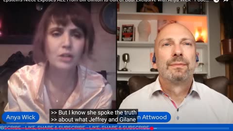 PT.2 Epstein's Niece Exposes ALL From Bill Clinton to Cult of Baal Exclusive with Anya Wick