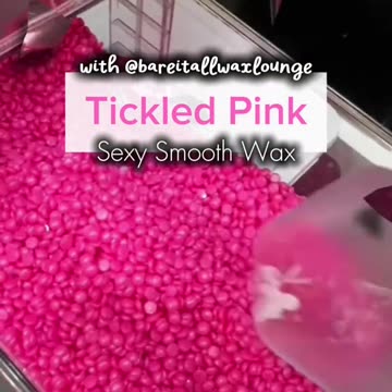 ASMR Waxing with Tickled Pink by Sexy Smooth | @bareitallwaxlounge Shares Satisfying Wax Sounds 💕🔥