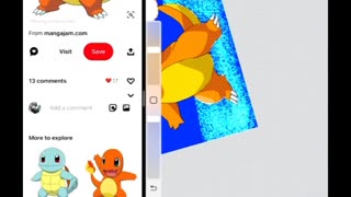 Charmander and sobble