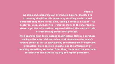 The Psychological Impact of Live Shopping on Consumer Behavior