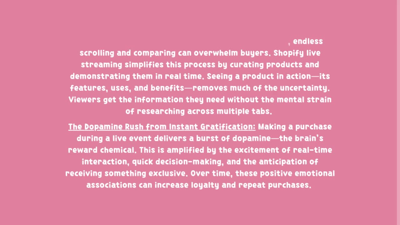 The Psychological Impact of Live Shopping on Consumer Behavior