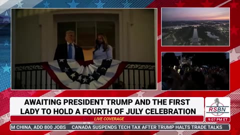 RSBN President Trump and the First Lady Hold a Fourth of July Celebration - 7-4-25