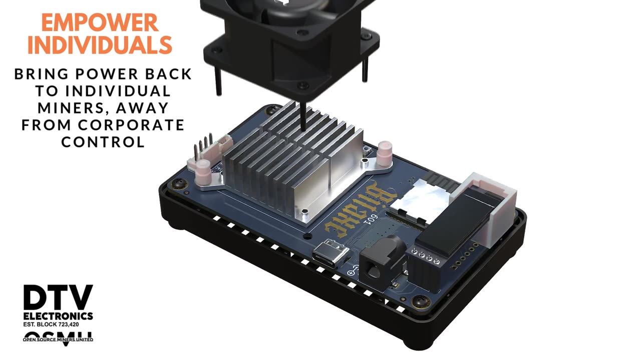 DTV Electronics Bitaxe (Motion Graphics)
