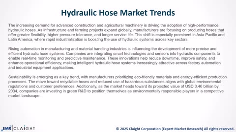 Hydraulic Hose Market Size, Share, Trends and Report | 2034