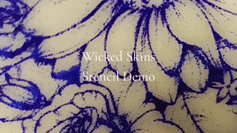 Wicked Skins Stencil Demonstration
