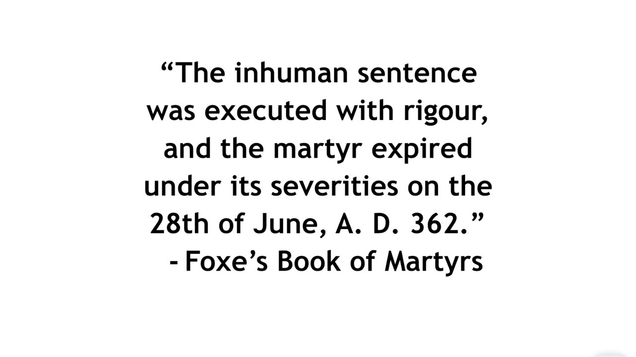 Foxe’s Book of Martyrs: Section III The Persecution Under Julian The Apostate
