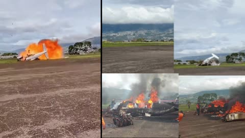 The plane crashed prematurely and no one expected it!