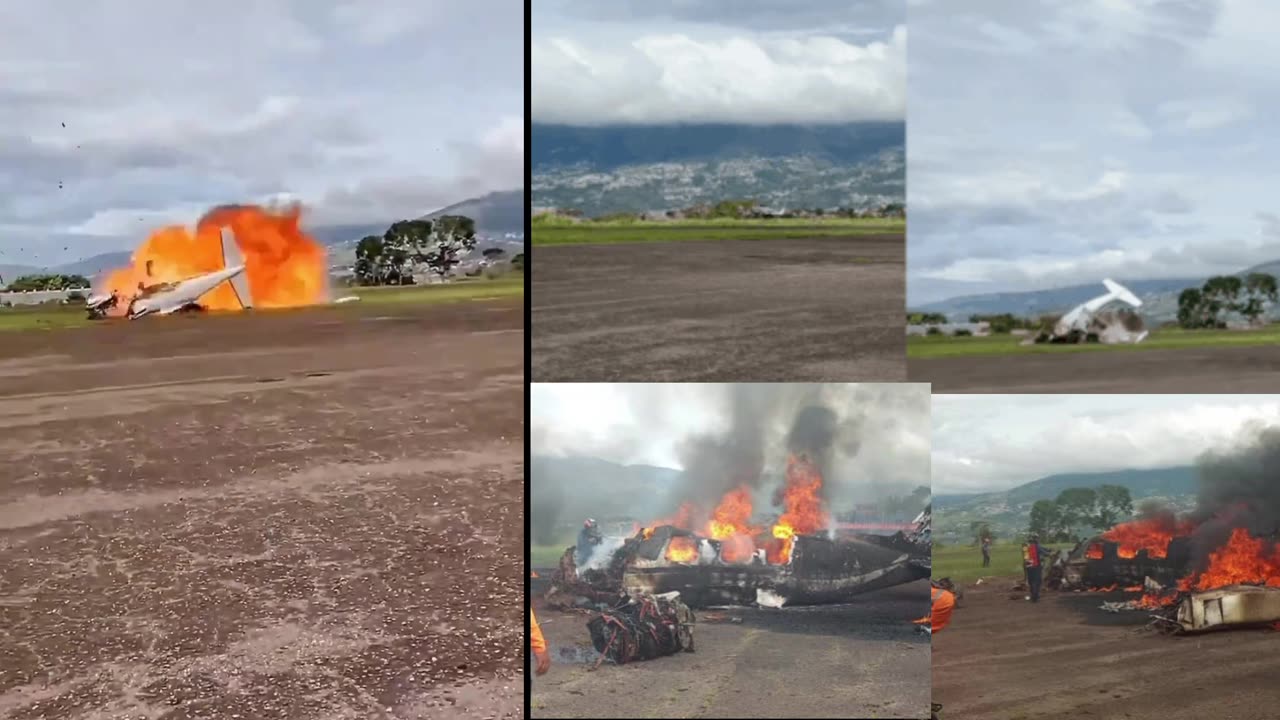 The plane crashed prematurely and no one expected it!