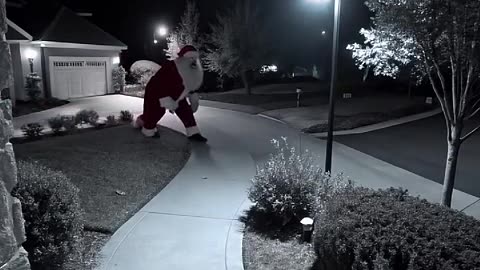 Horrifying Santa Claus.