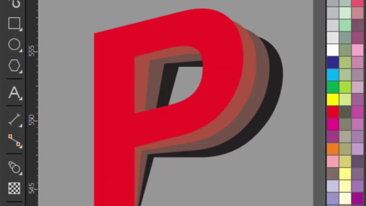 Create quick text shadow effect CorelDraw | VTP