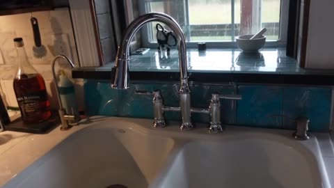 Delta Renaldi Bridge Kitchen Faucet Install. Don't Go To The Box Store! Go See Danielle P.!