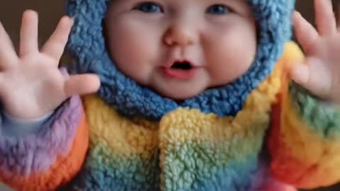 So Sweet! Cutest little baby #cutebaby #babyvideos #babyreels #funnybaby #babiesofinstagram