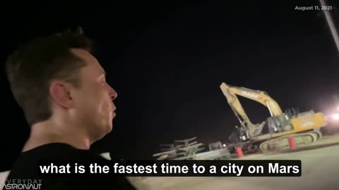 Elon Musk: SpaceX’s Goal Is a City on Mars as Fast as Possible