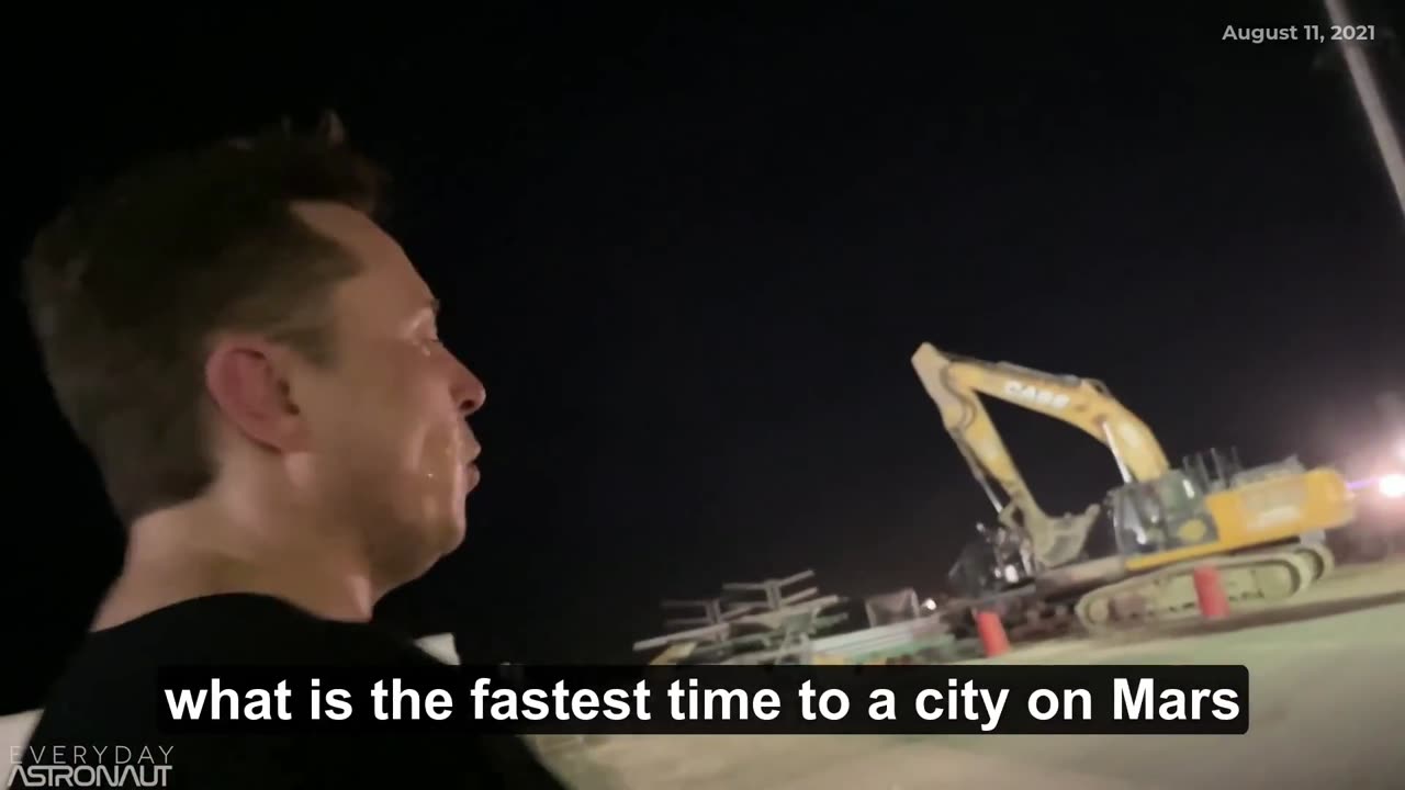 Elon Musk: SpaceX’s Goal Is a City on Mars as Fast as Possible