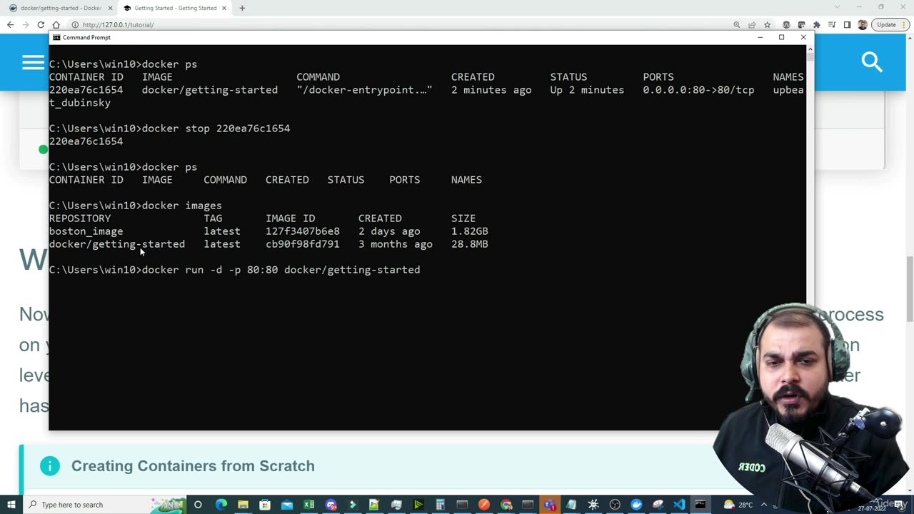 43.6 Docker Basic Commands Krish Naik ML