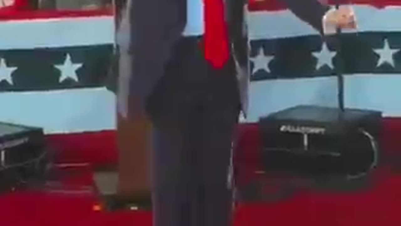 Donald Trump is dancing