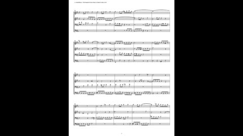 J.S. Bach - Well-Tempered Clavier: Part 2 - Prelude 22 (Double Reed Quartet)