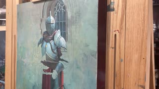 Drafting the Full Armour of God Painting