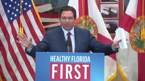 DeSantis news conference in The Villages - HEALTHY FLORIDA