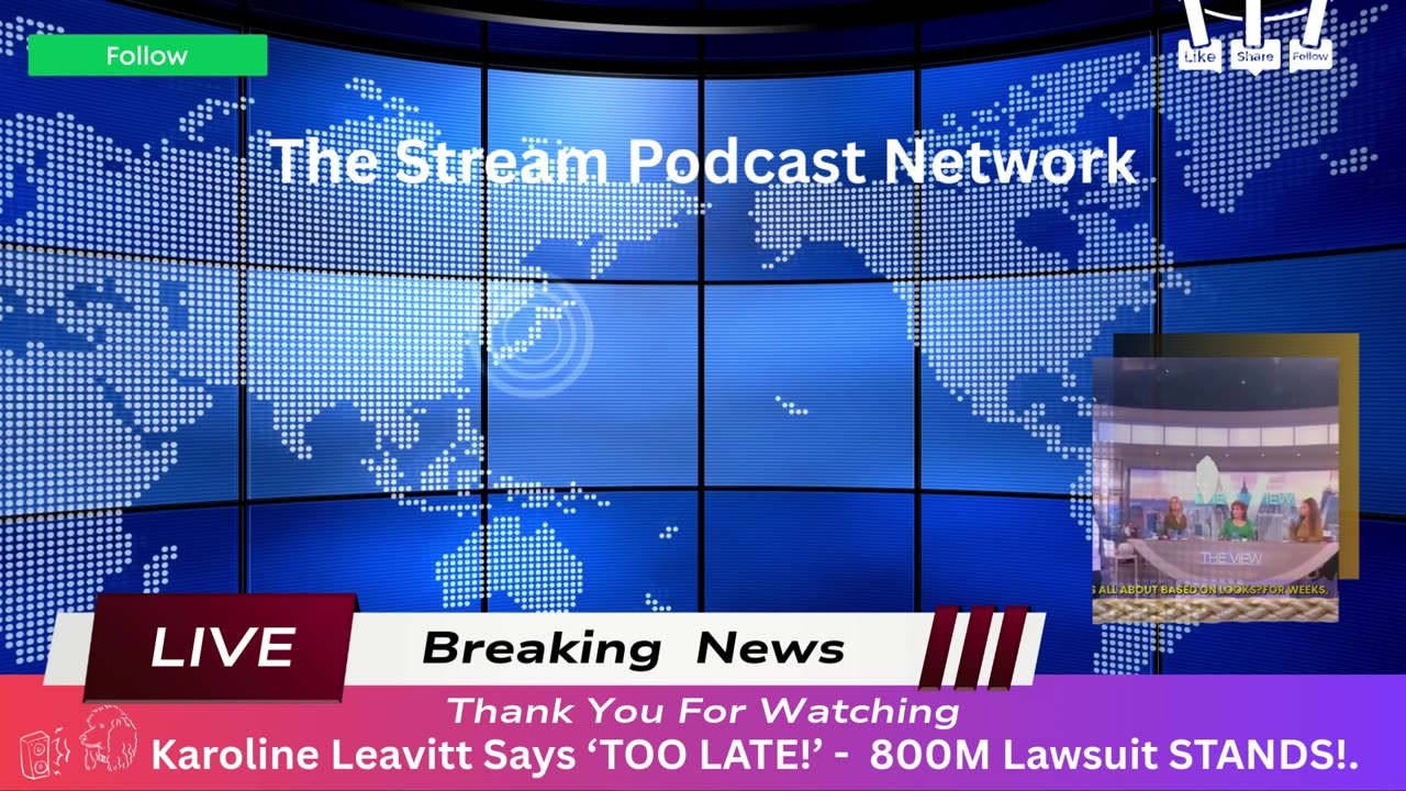 🚨 Karoline Leavitt Says ‘TOO LATE!’ - 800M Lawsuit STANDS!.. Part 1