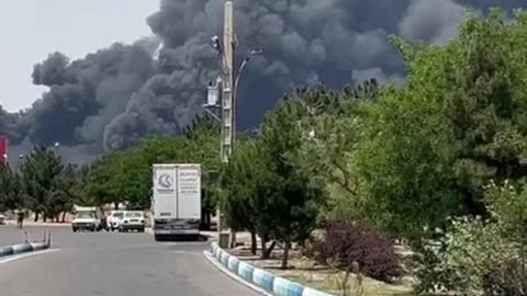 Another video of the Israeli strike on a position in Tabriz, northwestern Iran