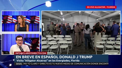 EN VIVO Y EN ESPAÑOL, Trump Visita “Alligator Alcatraz” en los Everglades, Florida