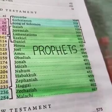 Books of the Bible Video Visual Put Into Categories