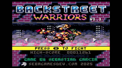Pico-8 Games: Backstreet Warriors