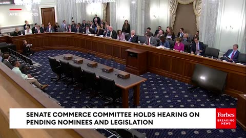 The Senate Commerce Committee holds a hearing on pending nominees and legislation.
