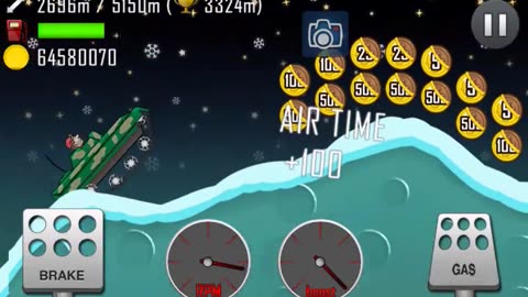 Hill Climb Racing, Ambulance, Beach, 3396m