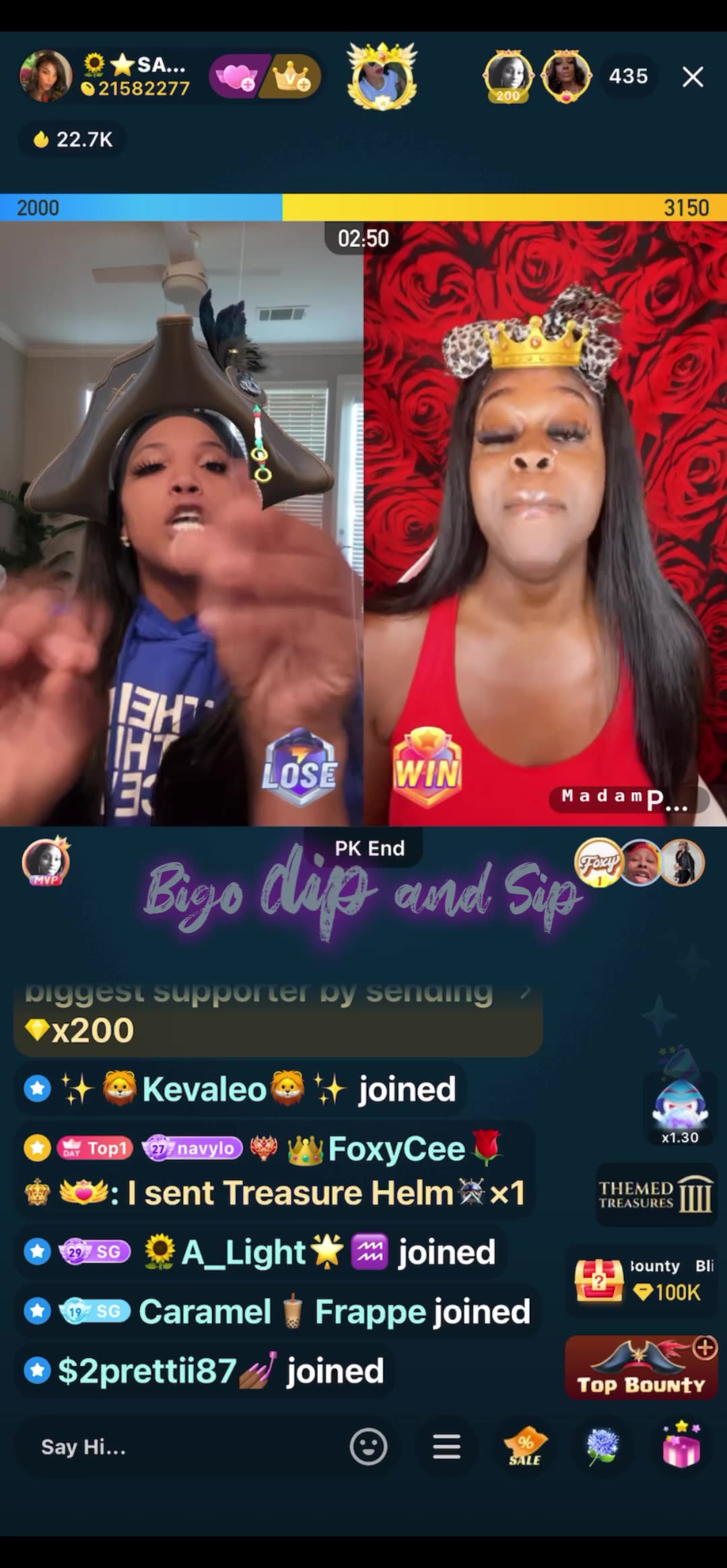 Savanna n MadamLo getting into it round 1 5/16/25 #bigoclipandsip