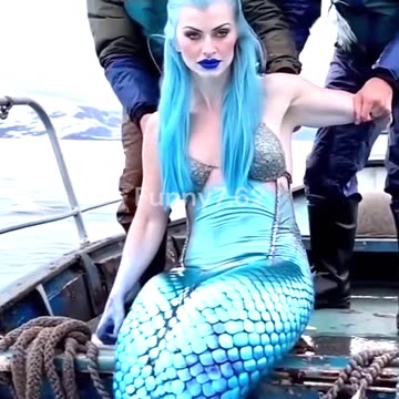 Some strange and terrifying creatures found in the sea that look exactly like humans.