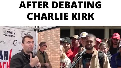HCNN- "Lib" Student Walks Away With MAGA Hat After Debating Charlie Kirk