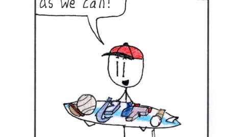 Sticky Shorts: Summer Deadline (Stick-y Humor Comic Video)
